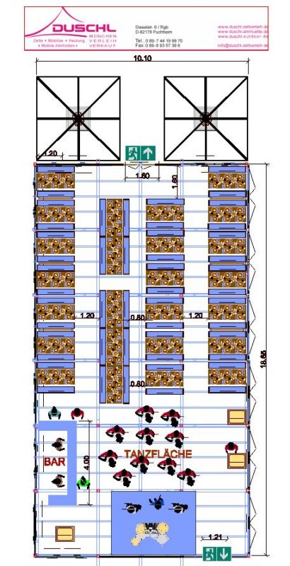 almhütte_10x18_150personen_sitzend_bühne_tanz_bar_beispielplan